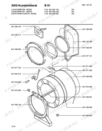 Взрыв-схема стиральной машины Aeg LTH320W  DK - Схема узла Section2